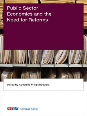 cover image of Public Sector Economics and the Need for Reforms
